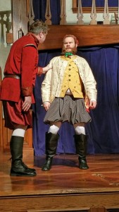 David Forrer (left) as Antigonus and Conrad Deitrick (right) as Camillo in The Winter's Tale