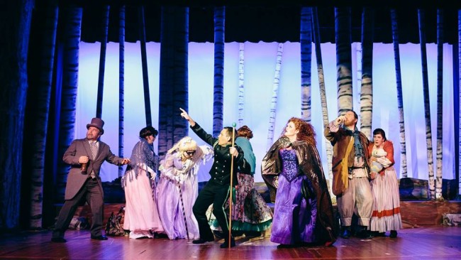 The company of Into the Woods at Reisterstown Theatre Project