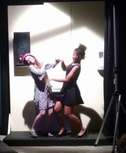 Anastasia Johns (left) as Kendra and Anike Sonuga (right) as Lucy in 13: The Musical