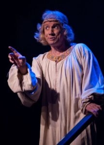 David James as Prince Herbert in Spamalot at Toby's Dinner Theatre