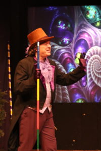 John Dignam as Willy Wonka in Roald Dahl's Willy Wonka at The Salem Players