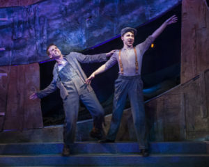Evan Casey (left) as Floyd Collins and John Sygar (right) as Homer in Floyd Collins at 1st Stage