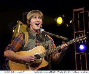 James Bock as John Denver in Almost Heaven: Songs of John Denver at Infinity Theatre Company