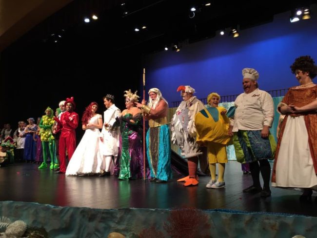 The Company of The Little Mermaid at Charm City Players