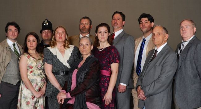 The cast of Towards Zero by Agatha Christie at Cockpit in Court June 2015📷 Tom Lauer