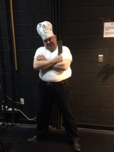 B. Thomas Rinaldi, playing Chef Louis in the CCP production of The Little Mermaid