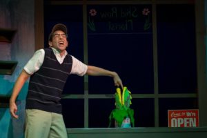 Jeremy Scott Blaustein as Seymour in Little Shop of Horrors