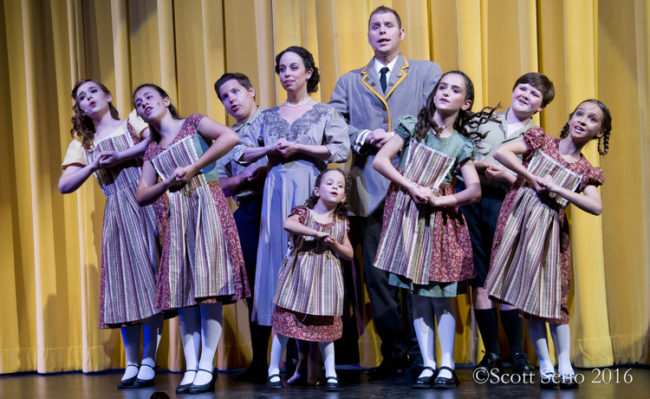 The von Trapp Family Singers performing at The Concert Hall Stage in "The Sound of Music"