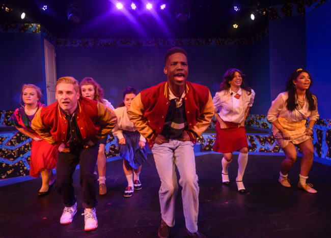 The cast of Heathers The Musical at Red Branch Theatre Company