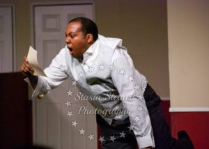 J. Prunell Hargrove as Tito Morelli in Ken Ludwig's Lend Me a Tenor at Third Wall Productions