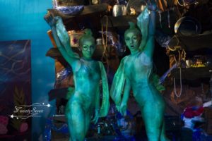 Lucy DeBaugh and Cecelia DeBaugh as Flotsam and Jetsam