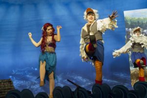 Ilyssa Rogers (left) as Ariel and Willem Rogers (right) as Scuttle 