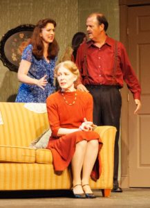 L to R Mary Rogers as Bella, Jeanne Louise as Gert and Brian Binney as Louie