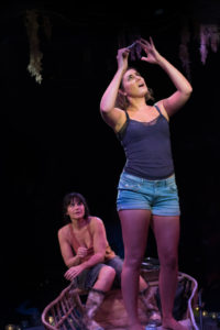 Rachel Zampelli (left) as Kendra and Maria Rizzo (right) as Betty in The Gulf by Audrey Cefaly