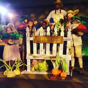 The cast of Peter Rabbit and Me at Pumpkin Theatre