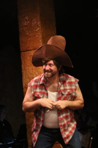 Jim Gross as Gunther in Das Barbecü at Spotlighters Theatre