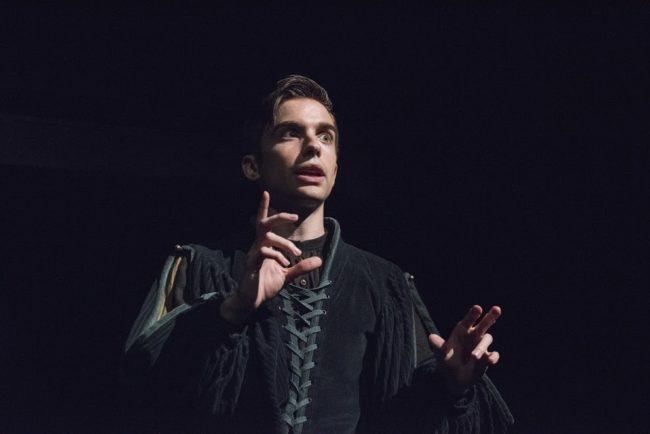 Phil Gillen as Hamlet in Hamlet at Compass Rose Theater