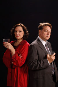 Debbie Barber-Eaton (left) as Martha and Joe Mariano (right) as George 