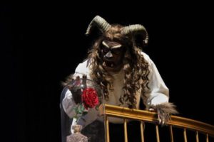 E. Lee Nicol as Beast in Beauty & The Beast at Charm City Players