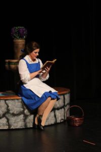 Emily L. Sergo as Belle in Beauty & The Beast at Charm City Players