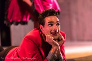 Jonathan M. Rizzardi as The Emcee in Cabaret at Kensington Arts Theatre