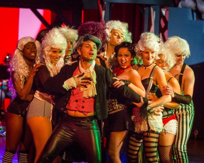 The Cast of Maryland Ensemble Theatre's "Rocky Horror Show" 