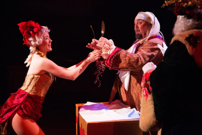 David Bosley-Reynolds as Ebenezer Scrooge in "Abundance and Charity" in A Christmas Carol