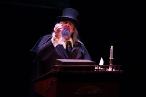 David Bosley-Reynolds as Ebenezer Scrooge in A Christmas Carol