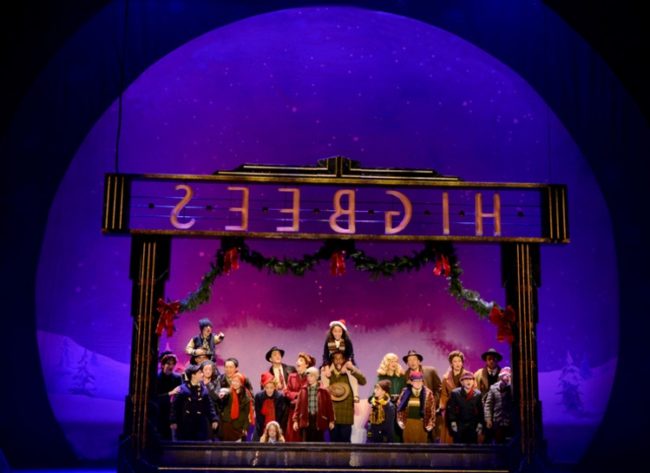 The company of A Christmas Story, The Musical