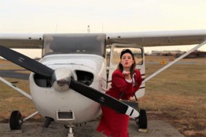 Ashley Zielinski as Gloria in Boeing Boeing