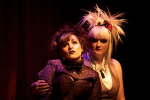 Alani Kravitz (left) as Lizzie Borden and Allyson Harkey (right) as Alice in Lizzie