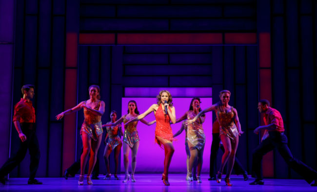 Deborah Cox as Rachel Marron and Company in The Bodyguard