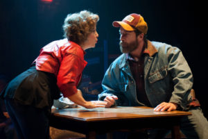 Sherri L. Edelen (left) as Deb and Timothy J. Alex (right) as Red in Midwestern Gothic 