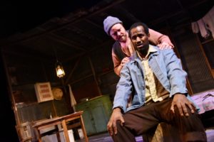 (L to R) Tom Story as Morris and Nathan Hinton as Zachariah in Blood Knot at Mosaic  Theater Company of DC,