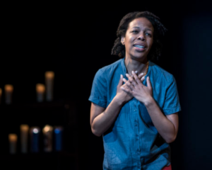 Nilaja Sun in Pike St. at Woolly Mammoth Theatre Company