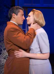 Nicholas Rodriguez (left) as Captain Georg von Trapp and Charlotte Maltby (right) as Maria