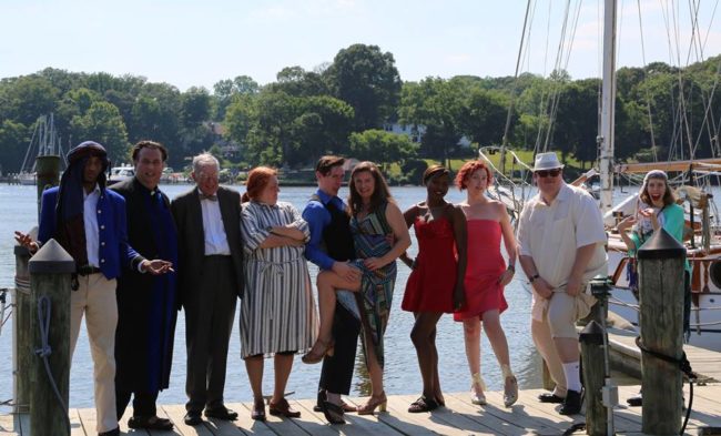 The cast of Agatha Christie's Murder on the Nile with Thunderous Productions