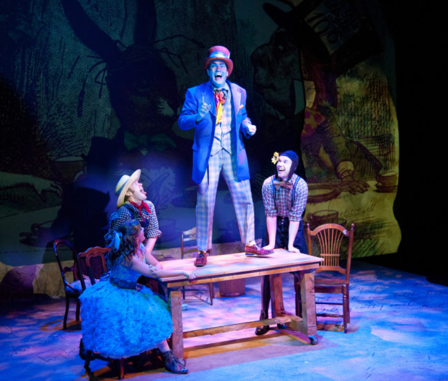 A scene from Alice and The Book of Wonderland at Annapolis Shakespeare Company