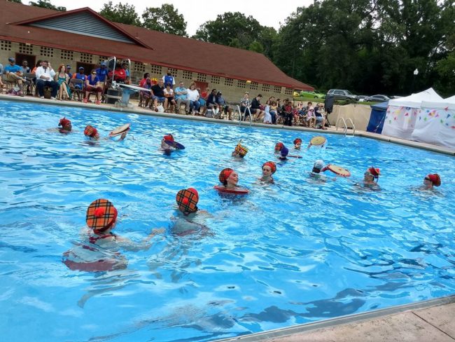 Swimmers in "The Scottish Play" 