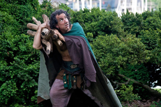 John Bellomo as Caliban in The Tempest