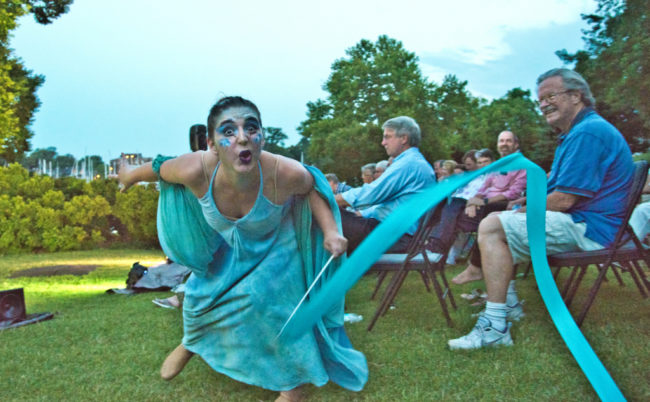 Laura Rocklyn as Ariel in The Tempest