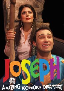 MaryKate Brouillet (left) as The Narrator with Wood Van Meter (right) as Joseph