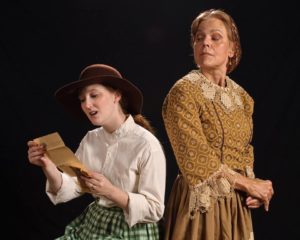 Carrie Brady (left) as LucyGale Scruggs and Meg Venton (right) as Cecilia Delauny Pettison