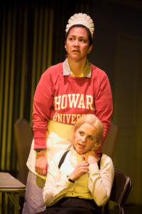 Regina Aquino (above) as Anna and Kimberly Gilbert (below) as Billie Irons