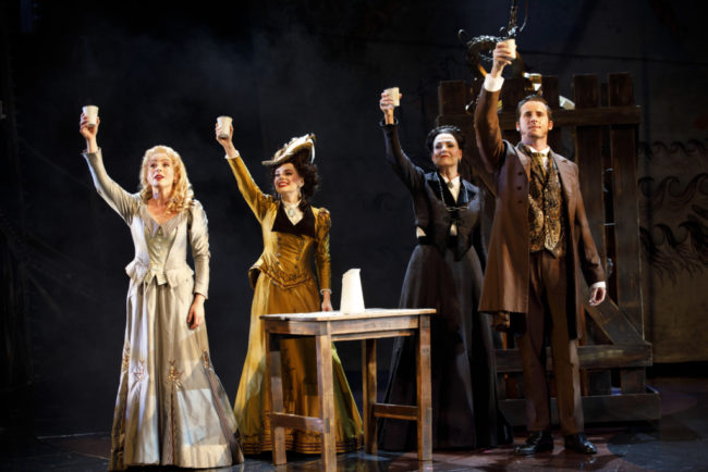 “Dear Old Friend”– Mary Michael Patterson (“Meg Giry”), Meghan Picerno (“Christine Daaé”), Karen Mason (“Madame Giry”) and Sean Thompson (“Raoul, Vicomte de Chagny”) star in Love Never Dies.