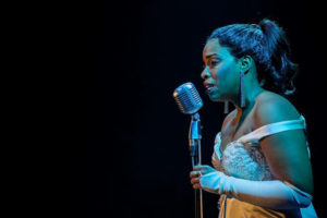 Celeste Jones as Billie Holiday in Lady Day at Emerson's Bar & Grill