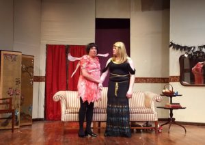 Lenny Taube (left) and Jim Gerhardt (right) in Leading Ladies at The Salem Players