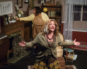 Nicole Mullins-Teasley (background) as Victoria and Janet Constable Preston (foreground) as Molly in Origin of the Species