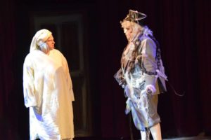 Matthew Trulli (left) as Scrooge and Alex DeWald (right) as Marley 