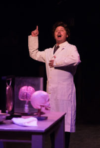 Jeffrey Shankle as Dr. Frederick Frankenstein in Young Frankenstein